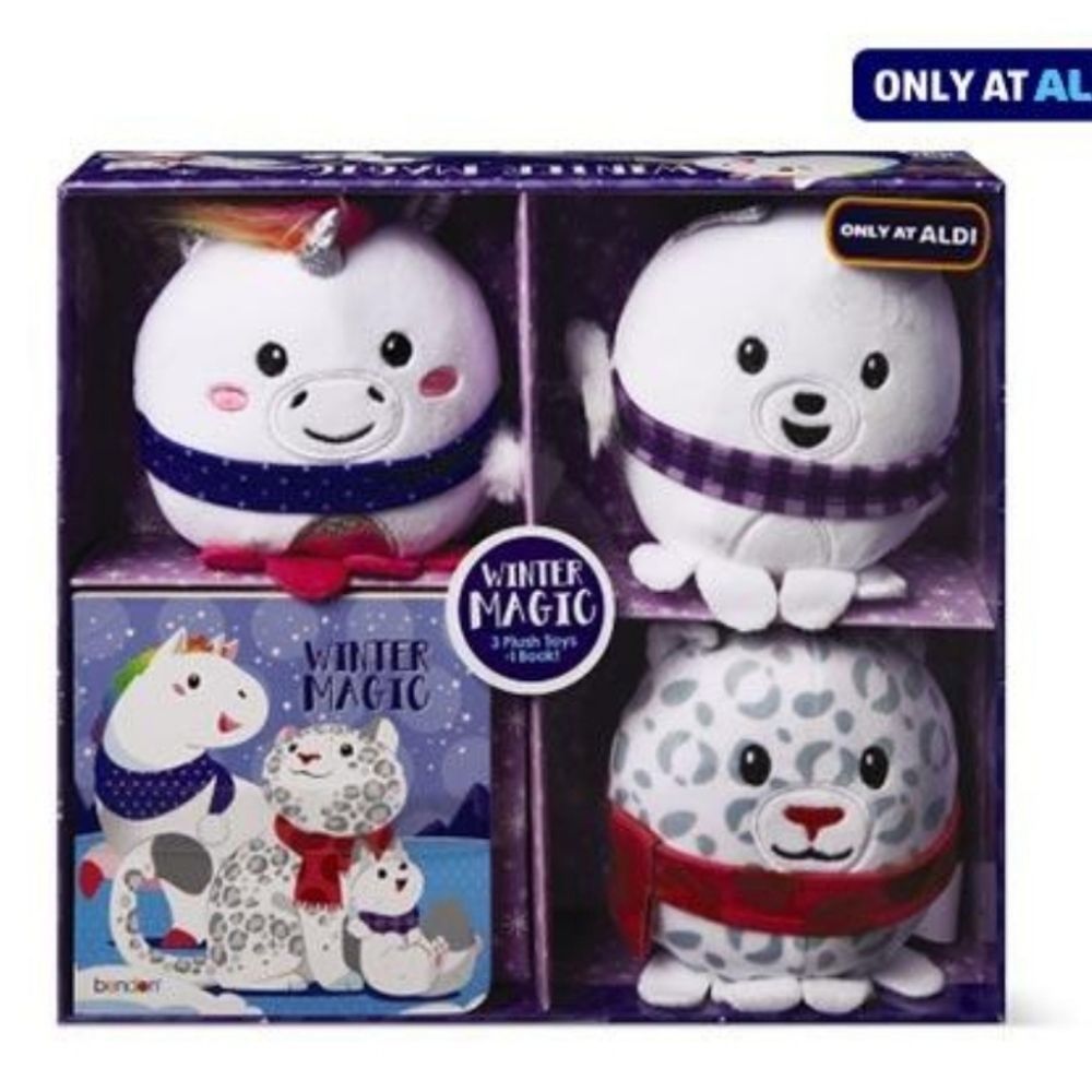 LAST ONE!! ❄️ALDI EXCLUSIVE WINTER MAGIC Unicorn Snow Leopard Artic Fox